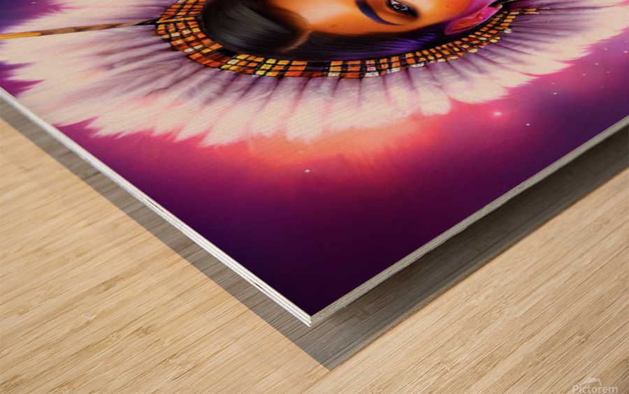 Mayan Beauty Wood print