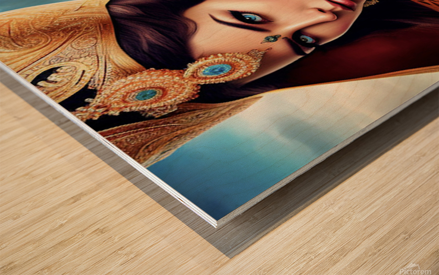Cleopatra Wood print
