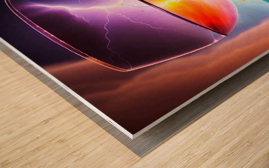 Tailspin Wood print