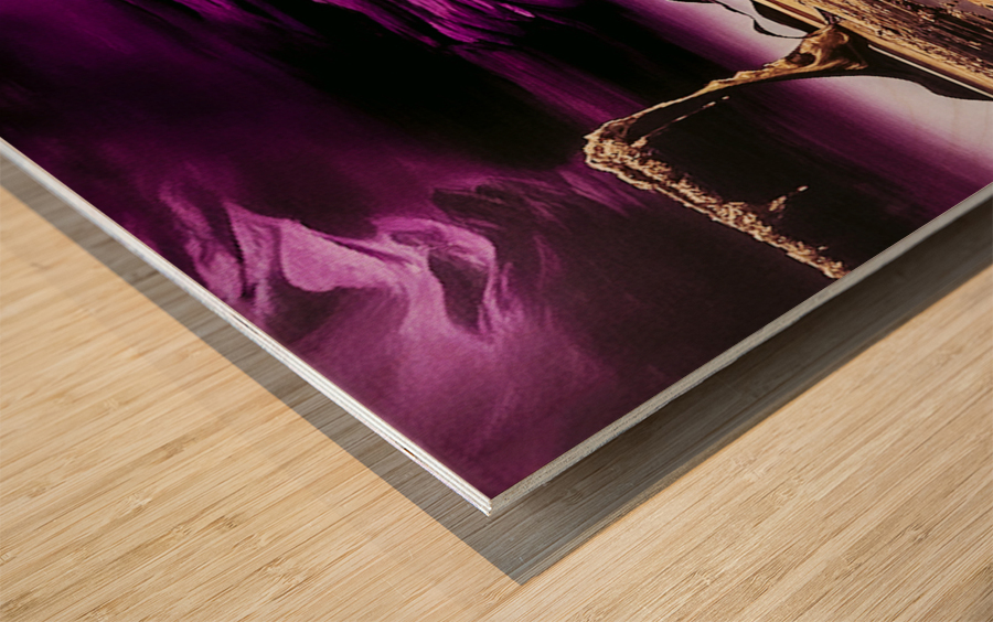 Fractured Wood print