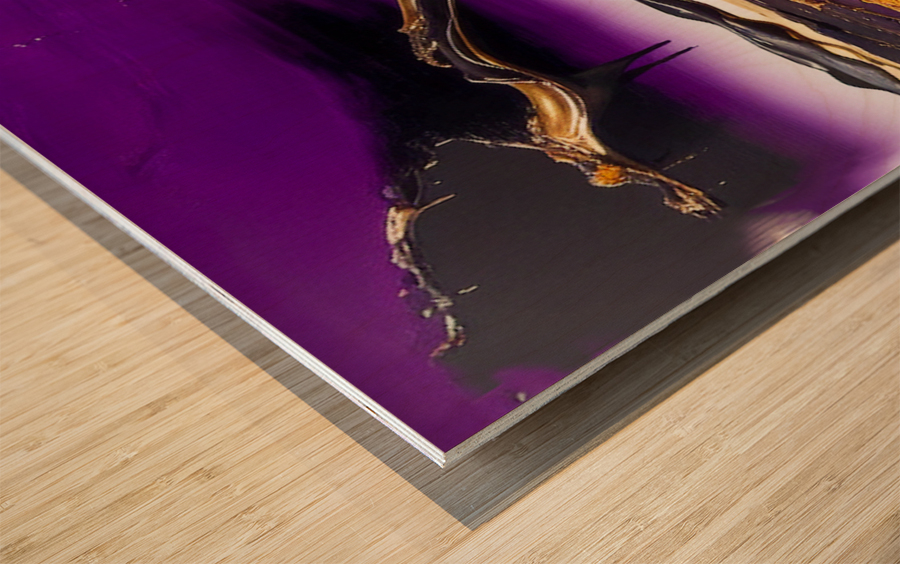 Balancing Act Wood print