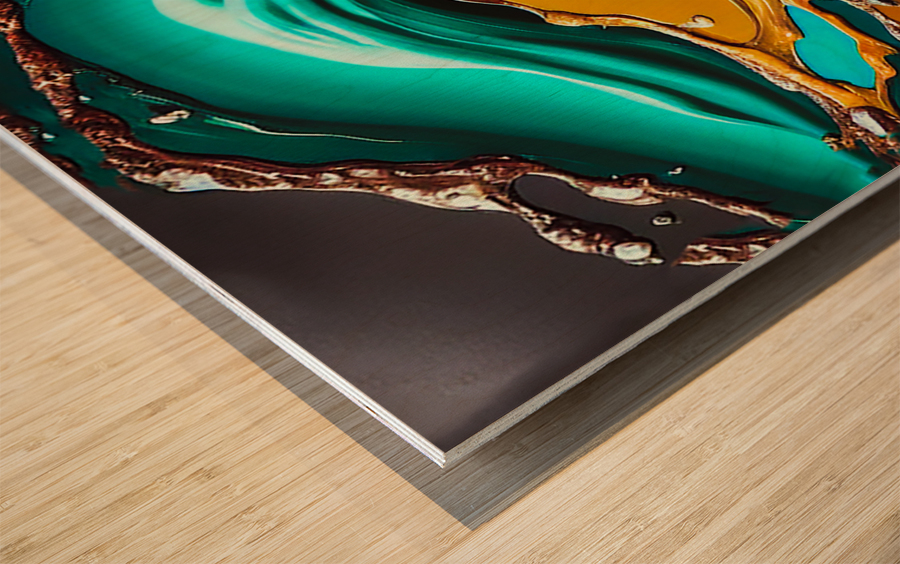 Chrysocolla Wood print