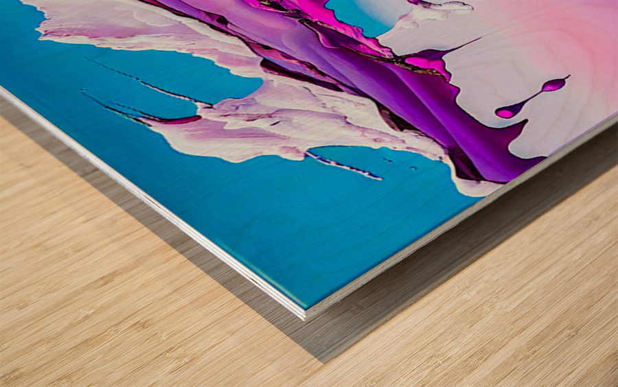 Unicorn Sunrise Wood print