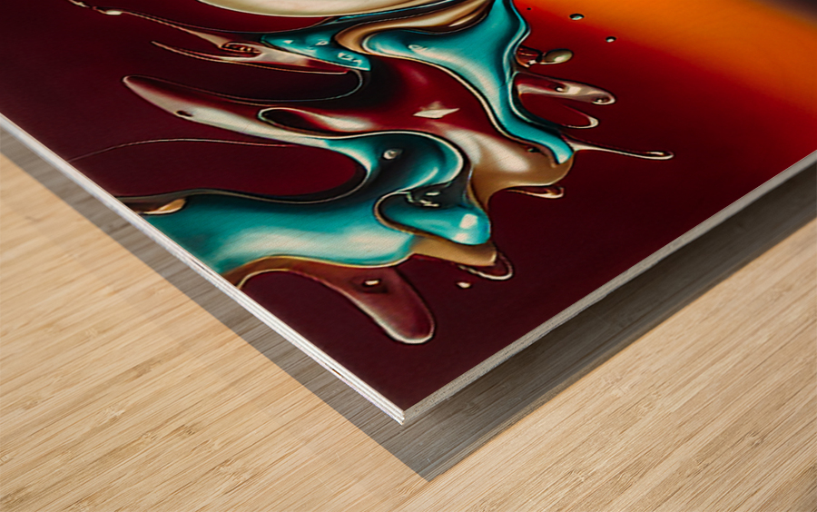 Platinum Heart Wood print
