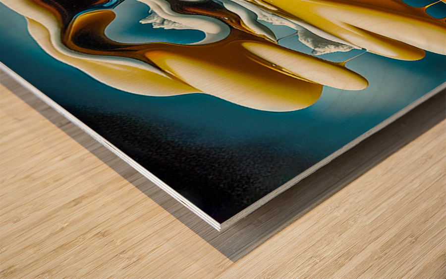 Cold Sunrise Wood print