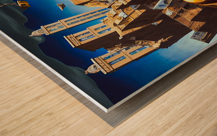 Collapse Wood print