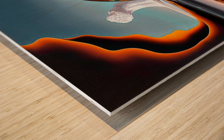 Fire and Brimstone Wood print