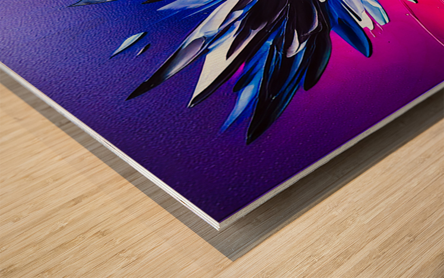 Firework Wood print