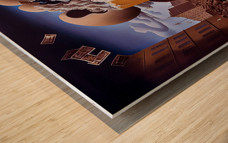 Tech Takeover Wood print