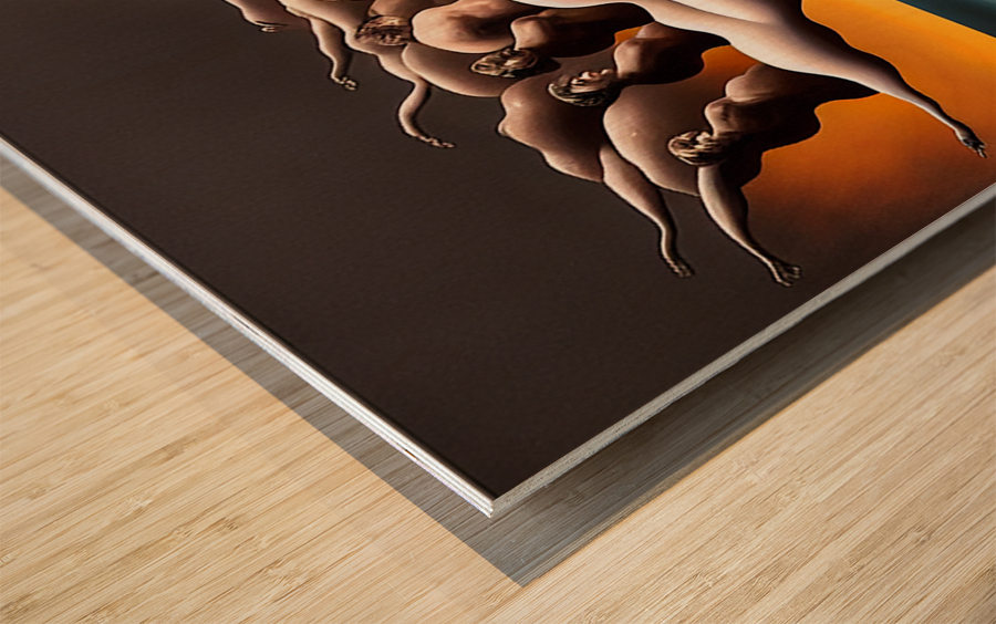 The Empath Wood print