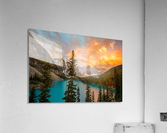 Moraine on Fire Acrylic Print