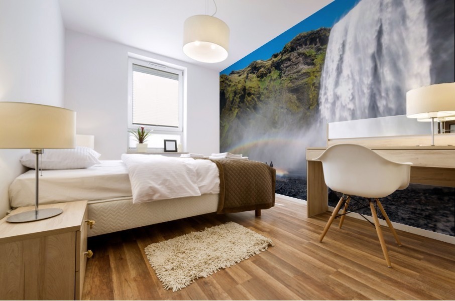 Dancing in Rainbows Mural print