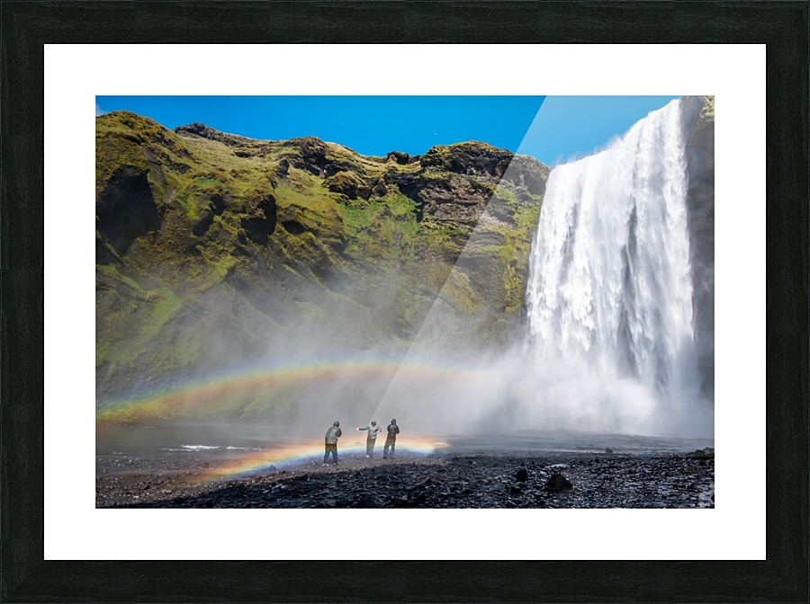 Dancing in Rainbows Picture Frame print