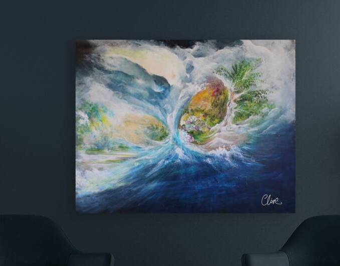 majestic vision 80cmx100cm by clive