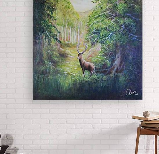 stag original size 800cmx100cm by clive