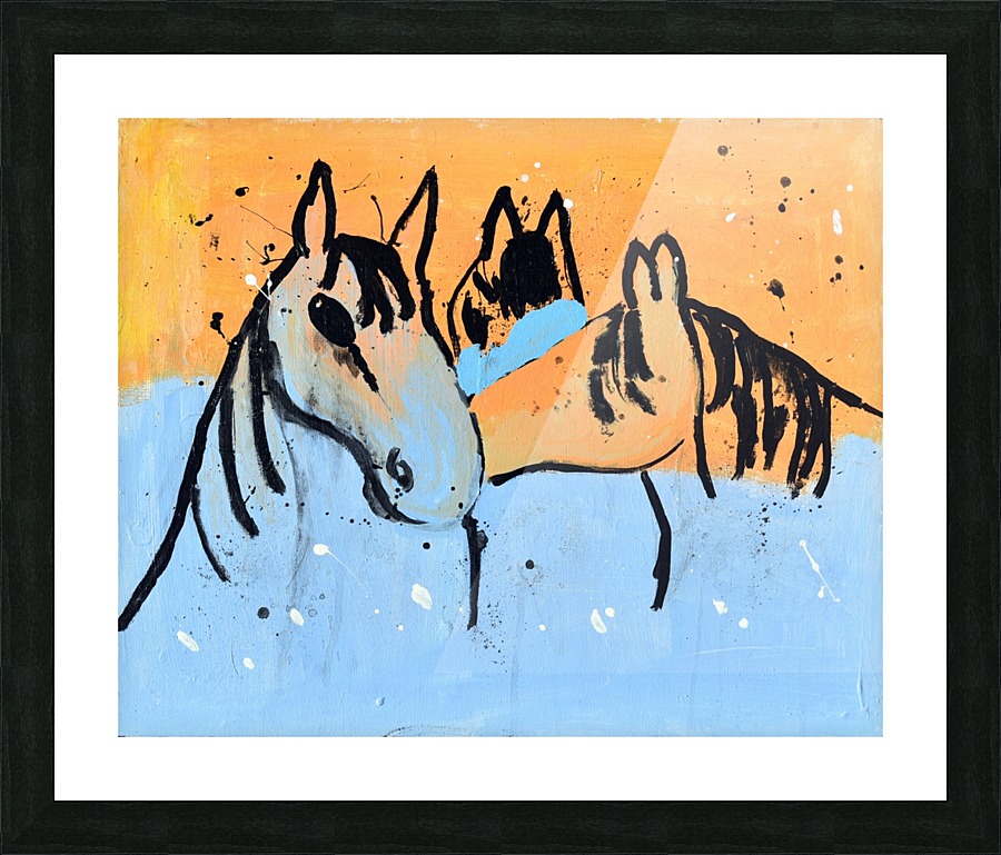 Horses.Davey K. Picture Frame print