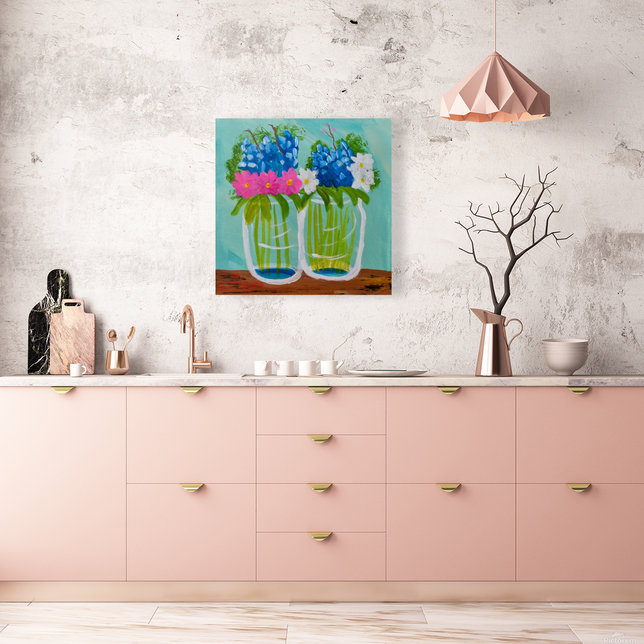 Flower Jars.  Ariana R Reproduction