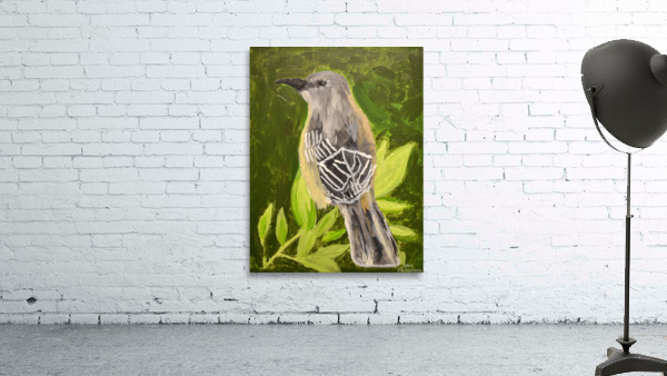 Mockingbird Sitting on a Tree. Allen E Wall Preview