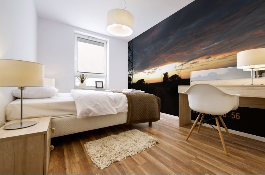 After Sunset Mural print