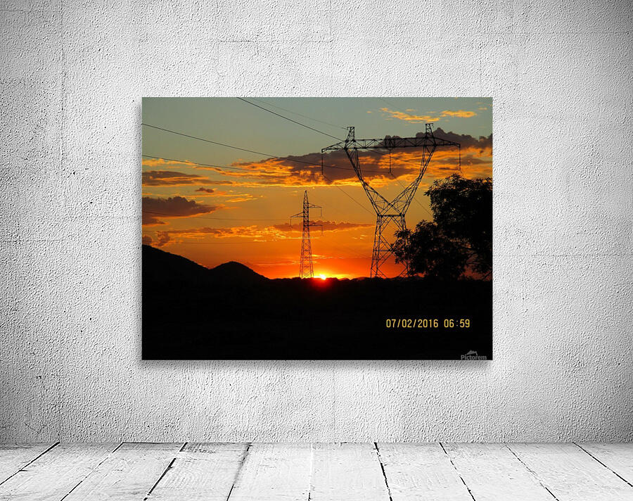 African Sunset Wall Preview