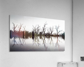 B W Lake Sunset 2 Acrylic Print