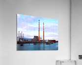 Dublins Poolbeg Chimneys Acrylic Print