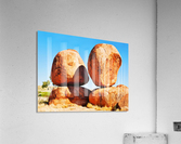 Balance - Devils Marbles Acrylic Print