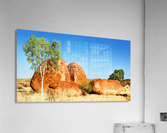 Lone Tree - Devils Marbles Acrylic Print