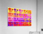 Rainbow Flowers - Collage 2 Acrylic Print