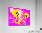 Rainbow Flower - Pink Acrylic Print