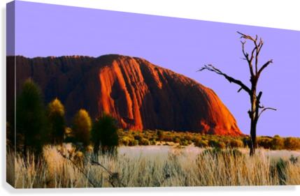 Sunrise on Uluru - Australia 2 Canvas Print