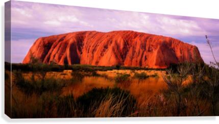 First Light - Uluru Australia Canvas Print