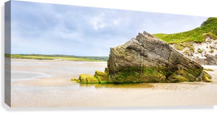 Magera Beach - Rock Formations Canvas Print