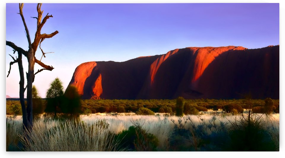 Sunrise on Uluru - Australia 3 by Lexa Harpell