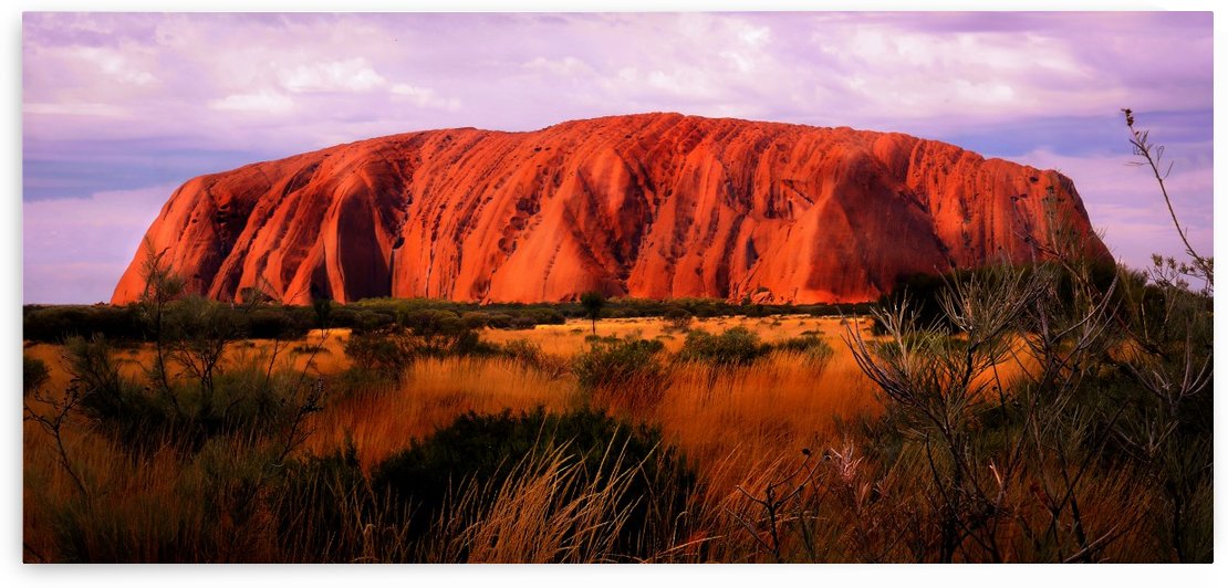 First Light - Uluru Australia by Lexa Harpell