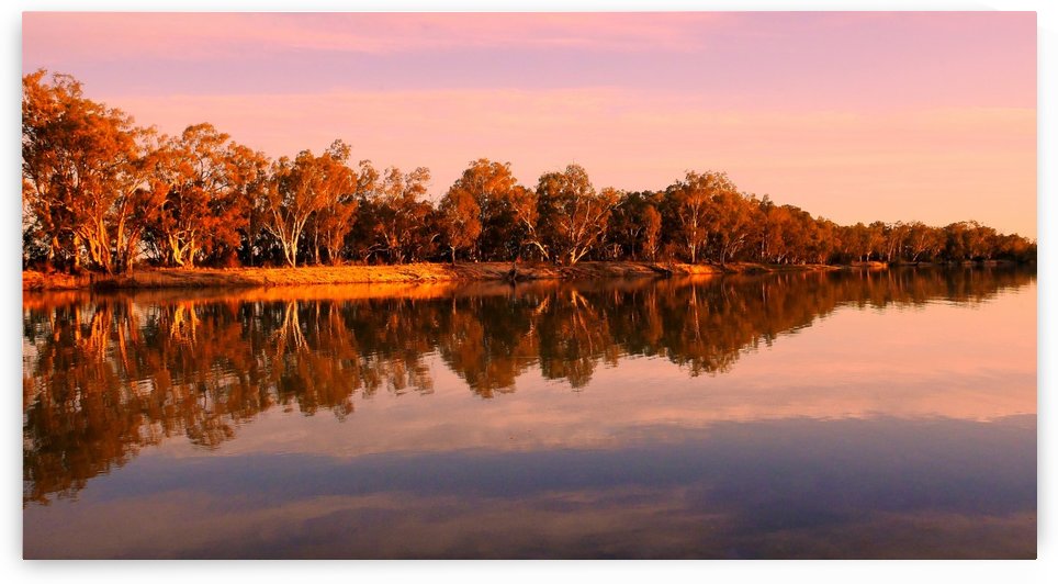 Sunset on the Murray River by Lexa Harpell