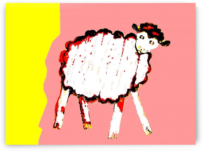 Little Aussie Sheep - Pink by Lexa Harpell