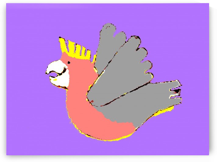Happy Galah - Purple by Lexa Harpell