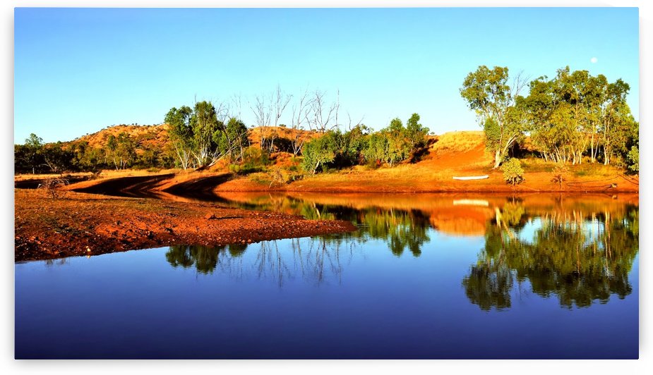 Sunrise on an Outback Dam by Lexa Harpell