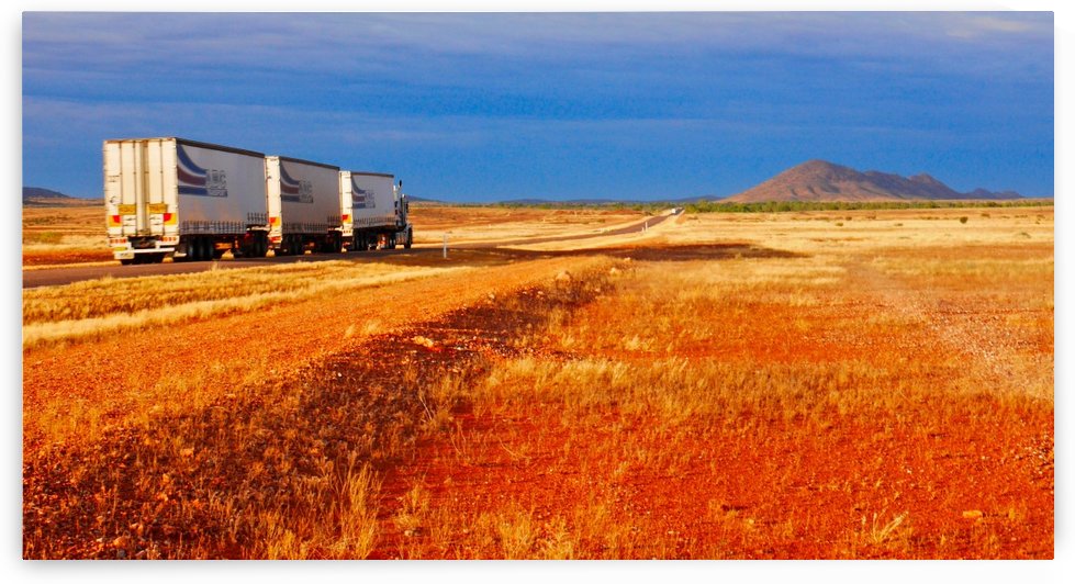 Road Train to Somewhere by Lexa Harpell