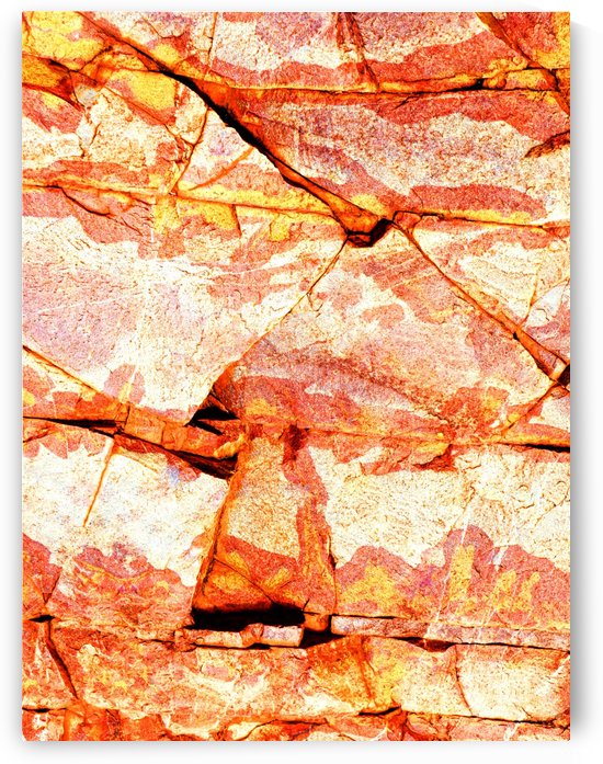 Australia Rocks - Abstract 51 by Lexa Harpell