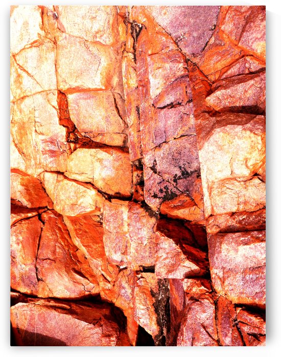 Australia Rocks - Abstract 52 by Lexa Harpell