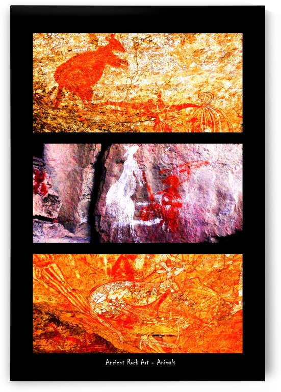 Ancient Rock Art  - 1 by Lexa Harpell