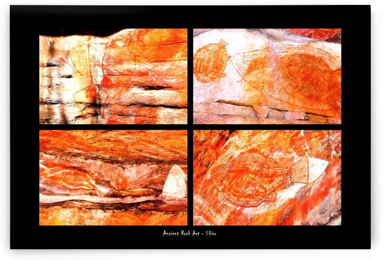 Ancient Rock Art  - 3 by Lexa Harpell