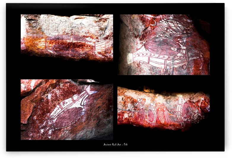 Ancient Rock Art  - 2 by Lexa Harpell