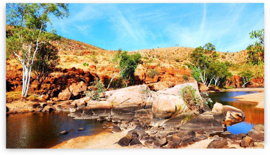 By the River - Ormiston Gorge by Lexa Harpell