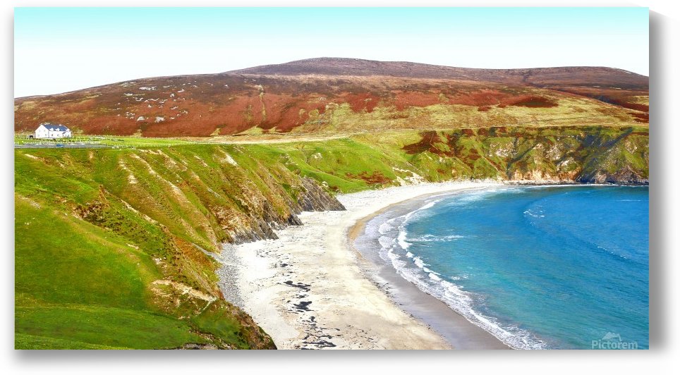 House on the Cliff - Silver Strand Beach by Lexa Harpell