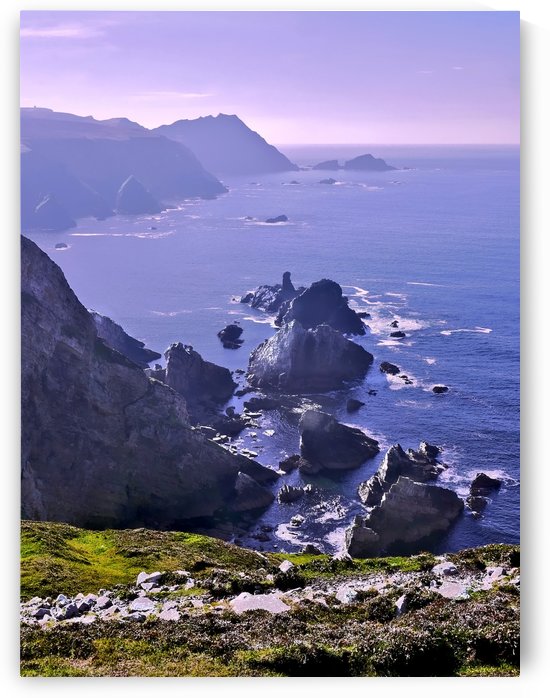 Sea Stacks -  Donegal Coastline by Lexa Harpell