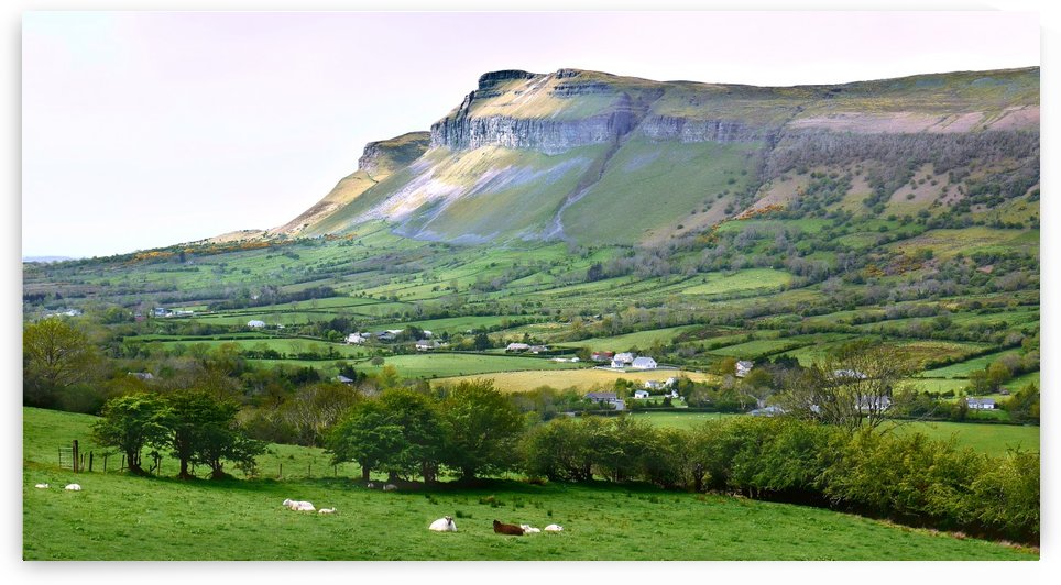 Morning Sun on Benbulbin - Ireland by Lexa Harpell