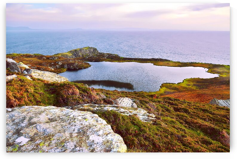 Twilight on Irish Sea Cliffs by Lexa Harpell